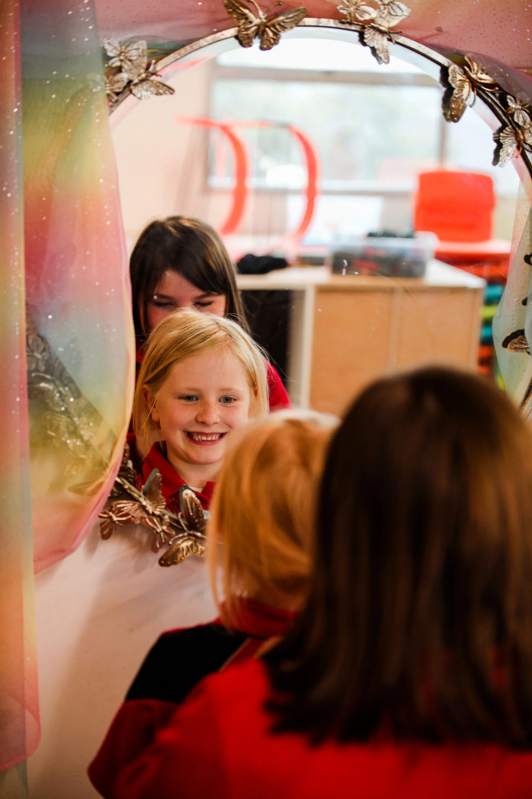 Group of kids having fun