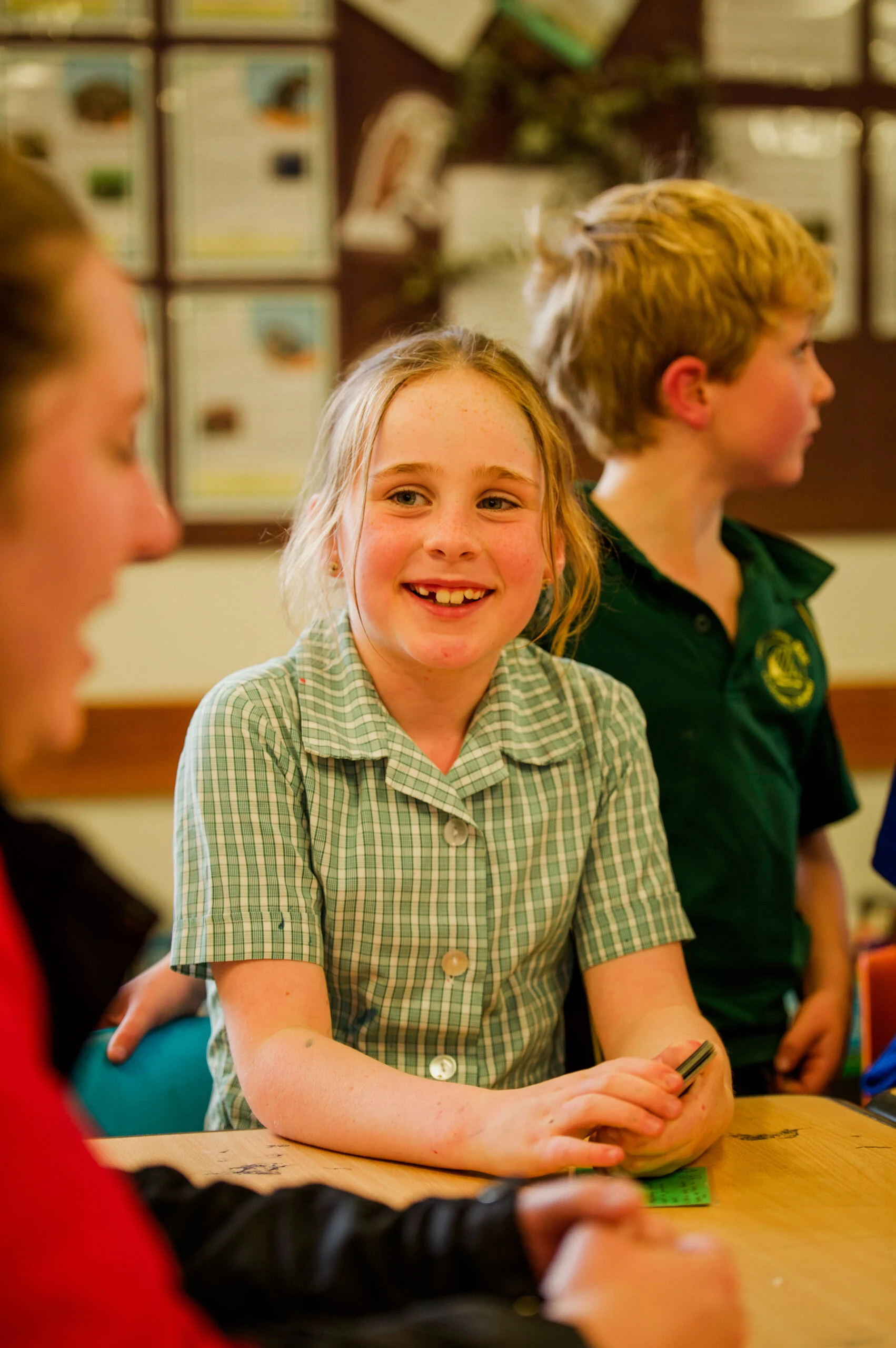 Group of kids having fun
