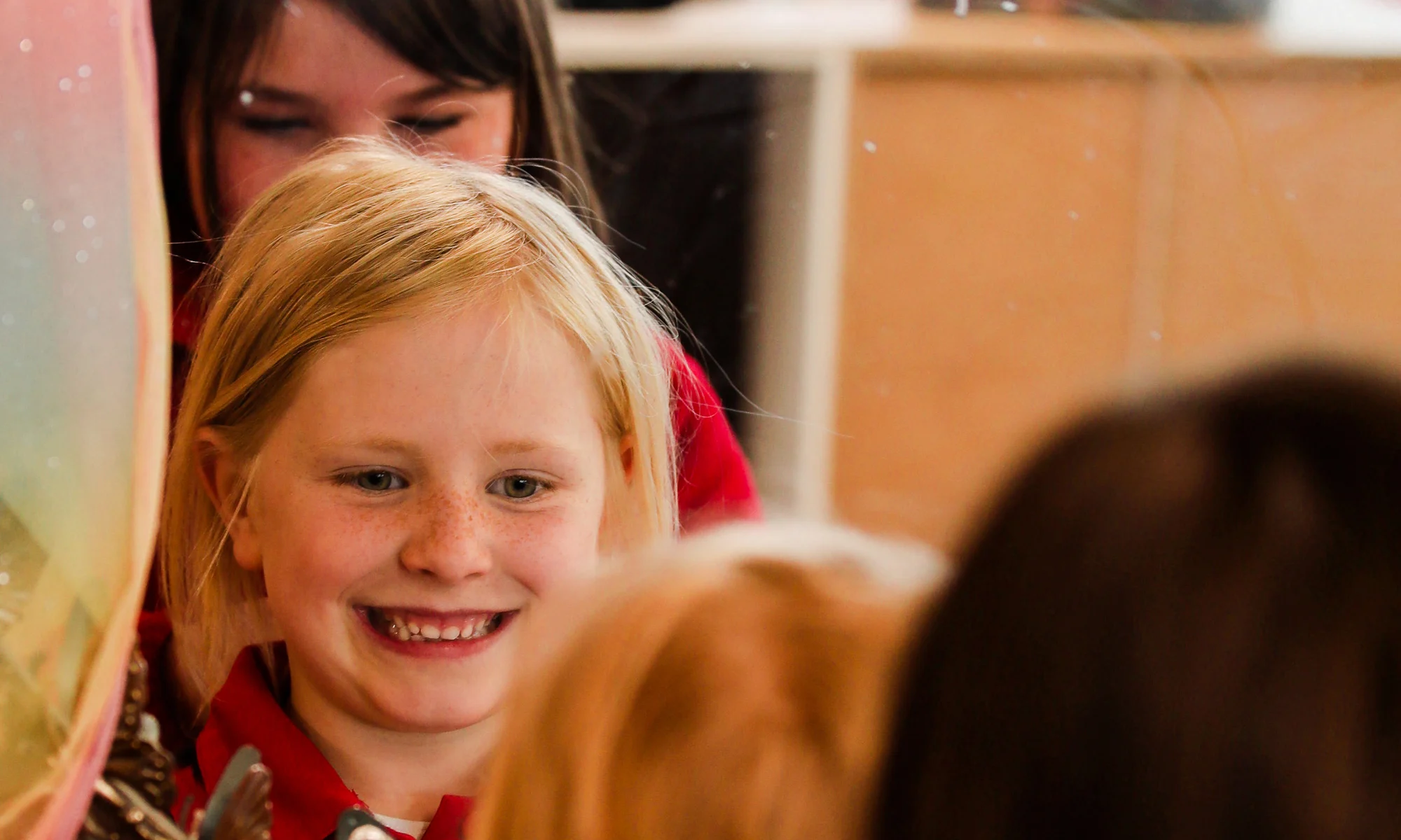 Group of kids having fun